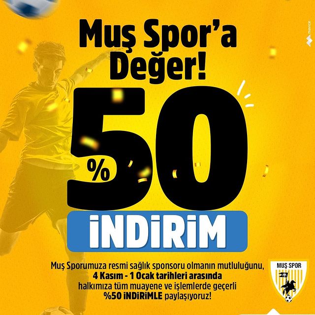 Muş Şifa Hastanesi, Muş Spor'un Resmi Sağlık Sponsoru Oldu