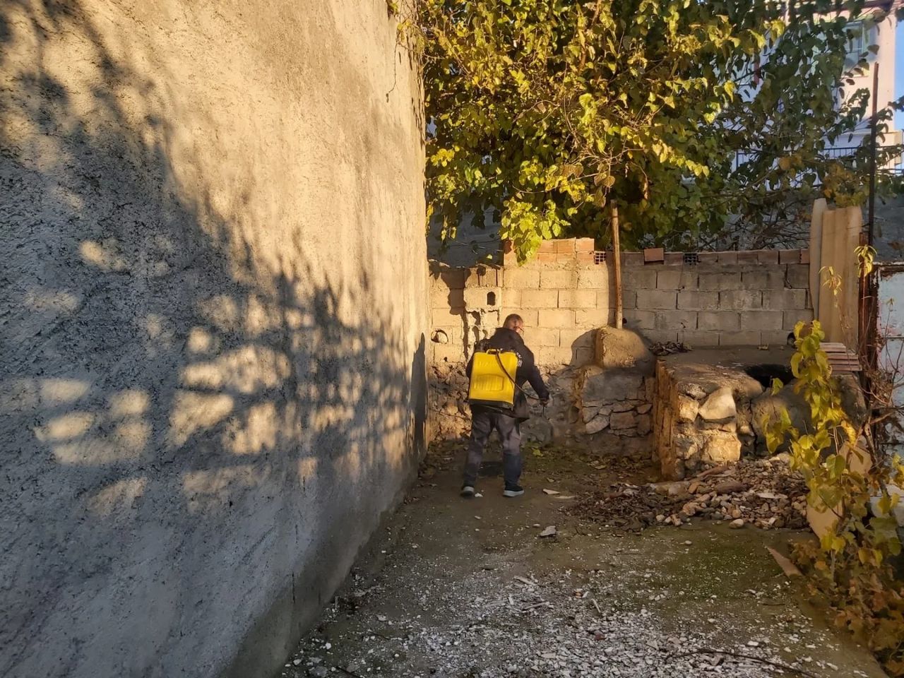 Siirt Belediyesi, Kış Dönemi İçin İlaçlama Çalışmalarını Sürdürüyor