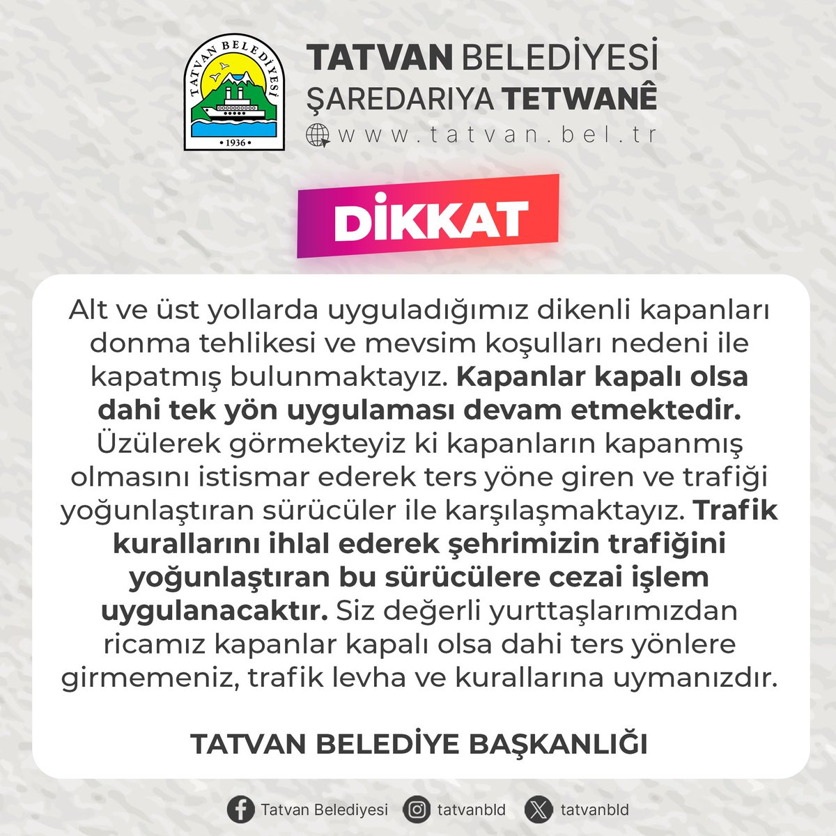 Dikenli Kapanlar Kapatıldı