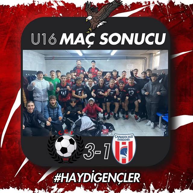 Çanakkale Gençlerbirliği U16 Takımı Grup Maçlarını Namağlup Tamamladı