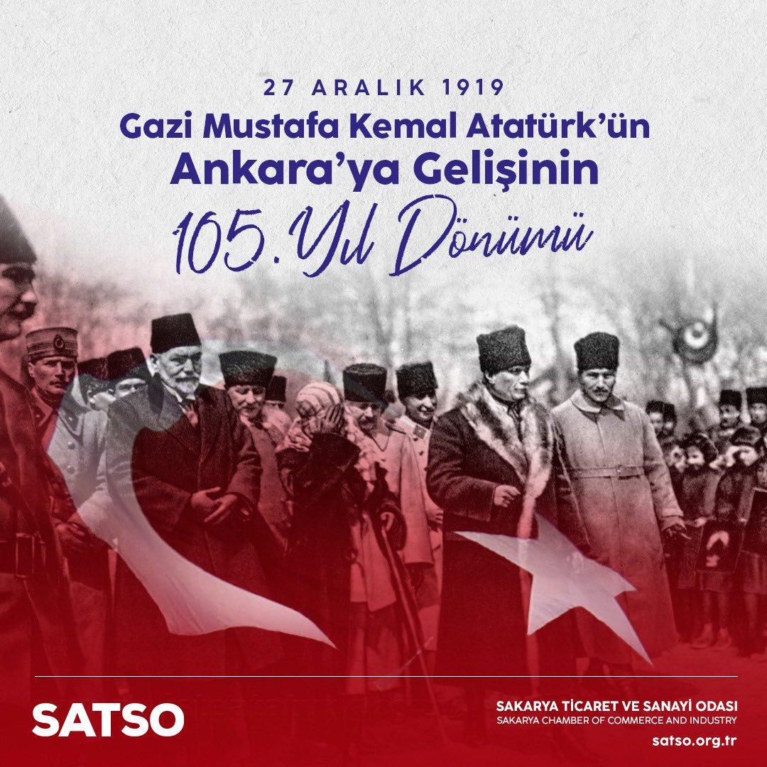 Ankara’da Atatürk’ün Gelişinin 105. Yıl Dönümü Anma Etkinlikleri