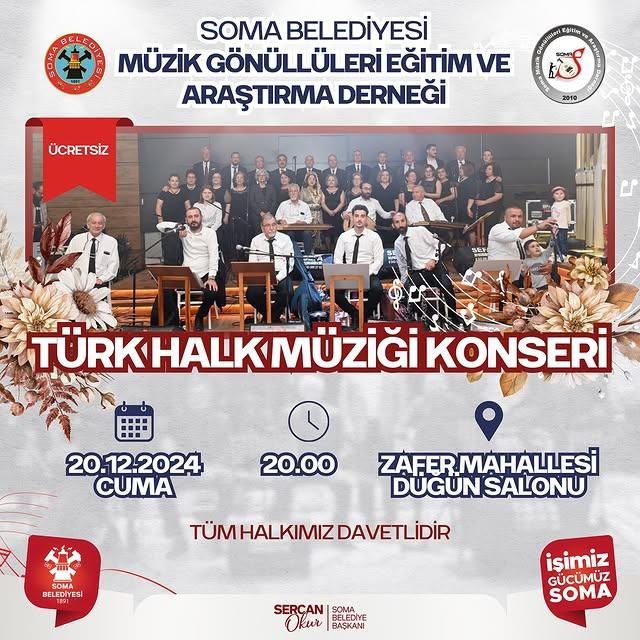 Soma Belediyesi Müzik Gönüllüleri Türk Halk Müziği Konseri