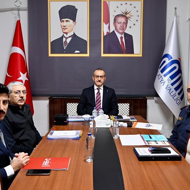 Malatya Valisi Seddar Yavuz, İçişleri Bakanı Ali Yerlikaya'nın Başkanlığındaki Video Konferans Toplantısına Katıldı