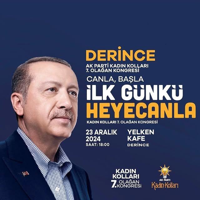 Derince Kadın Kolları Kongresi Yapılacak