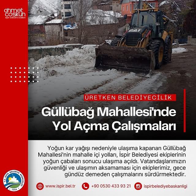 Güllübağ Mahallesi'nde Yol Açma Çalışmaları Tamamlandı