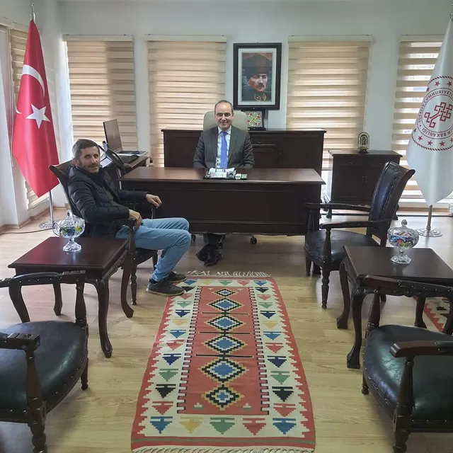 Amasya'nın Kışlacık Köyü Muhtarı Bilal Eken'i Ziyaret Etti