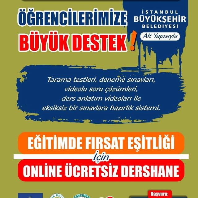 Çaycuma Belediyesi, Öğrencilere İstanbul Büyükşehir Belediyesi İş Birliğiyle Online Destek Sunuyor