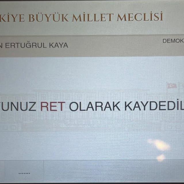 Gaziantep Milletvekili Ertuğrul Kaya 2025 Bütçesi'ne Karşı Çıktı