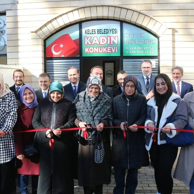 Bursa'nın Keles ilçesinde Kadın Konukevi Açıldı