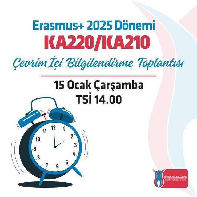 Erasmus 2025 Dönemi Bilgilendirme Toplantısı Düzenlenecek