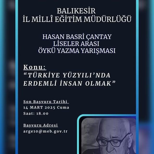 Balıkesir'de Yeni Öykü Yazma Yarışması Başlıyor