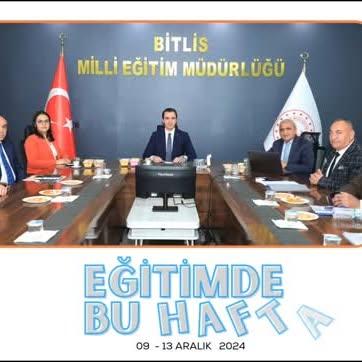 Bitlis İl Milli Eğitim Müdürlüğü, 9-13 Aralık 2024 tarihleri arasında eğitim etkinliklerine ev sahipliği yapacak