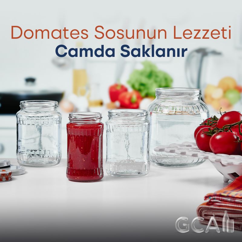 Cam Kavanozlar: Domates Soslarının Güvenli Saklama Çözümü