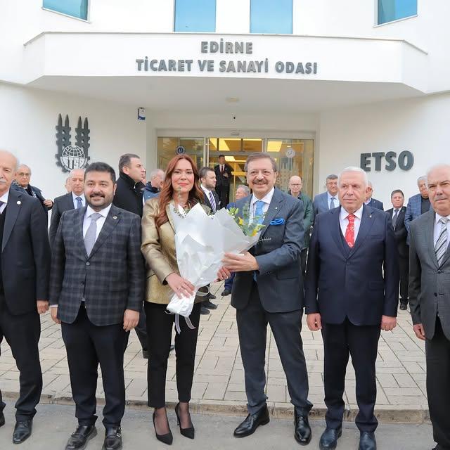 Hisarcıklıoğlu Edirne'de İş İnsanlarıyla Buluştu