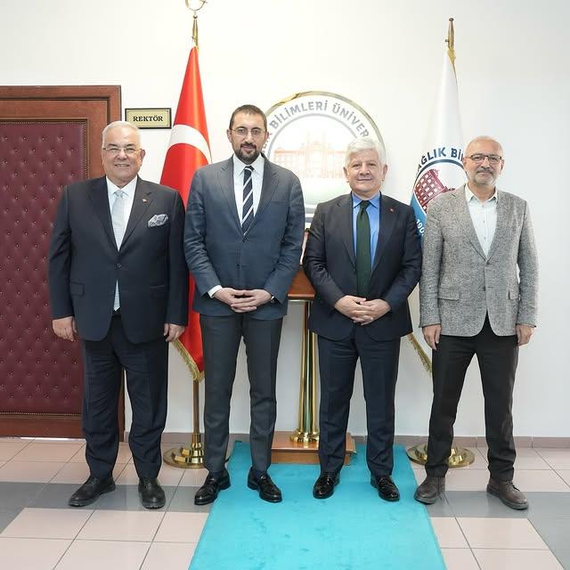 Cumhurbaşkanı Başdanışmanı ve Milletvekili Üniversite Rektörünü Ziyaret Etti