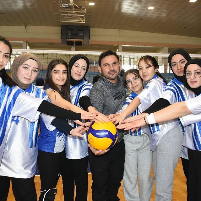 Erzurum'da YURTLİG Voleybol Müsabakaları Başladı