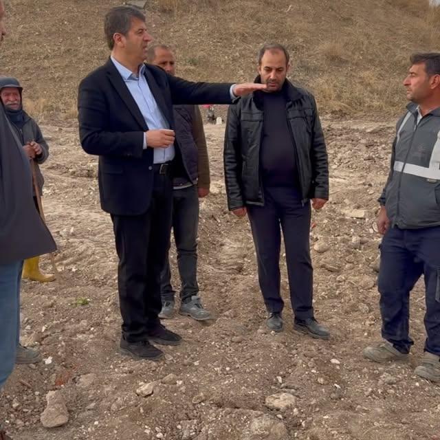 Yapım Çalışmaları Devam Eden Mersin Caddesi'nde Ziyaretler Sürüyor