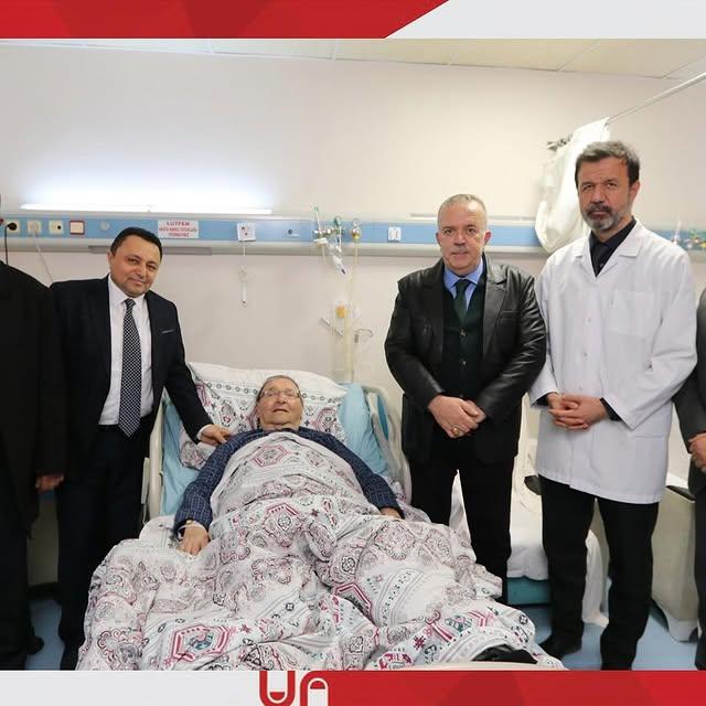 Amasya Üniversitesi Rektörü Prof. Dr. Ahmet Hakkı Turabi, Amasya Üniversitesi Destekleme ve Güçlendirme Vakfı Mütevelli Heyeti Üyesi Davut Çapkulaça'yı Ziyaret Etti