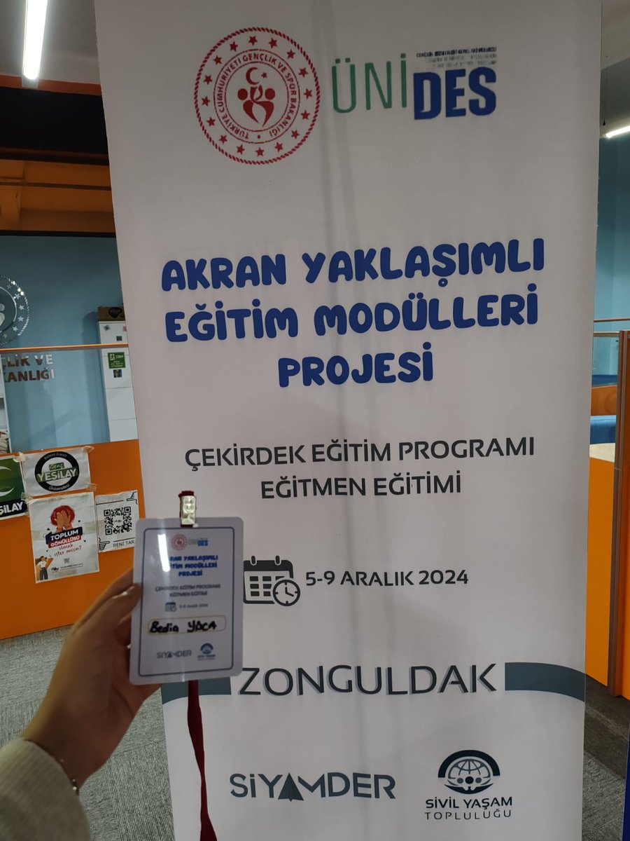 Bartın Meslek Yüksekokulu Öğrencisi, Çekirdek Eğitim Programı'nda Eğitmen Adayı Oldu