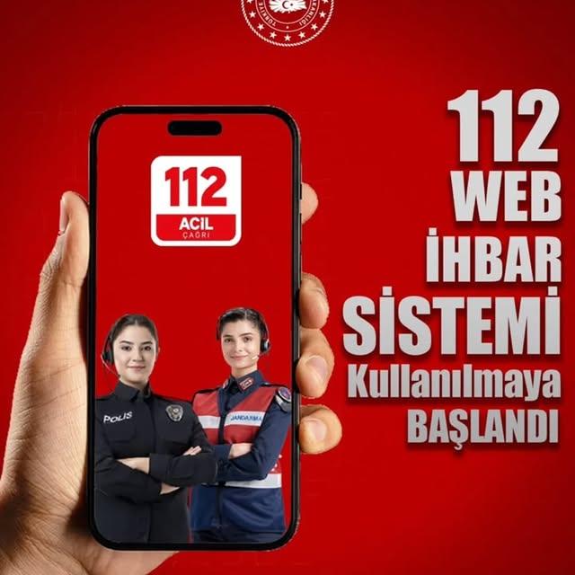 112 Web İhbar Sistemi Kullanıma Sunuldu