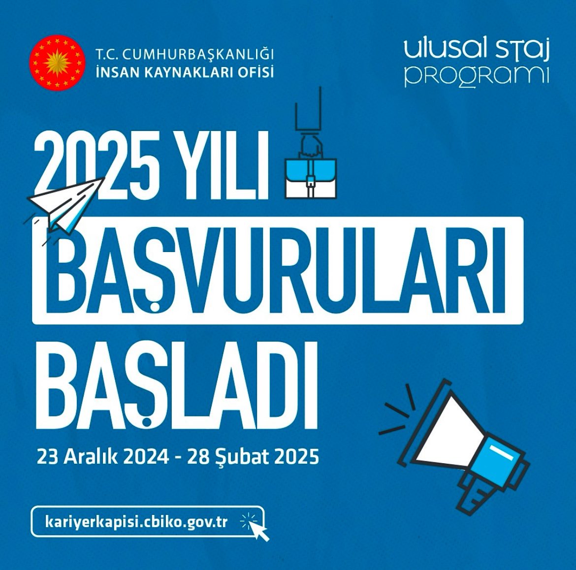 Ulusal Staj Programı Başvuruları Başladı