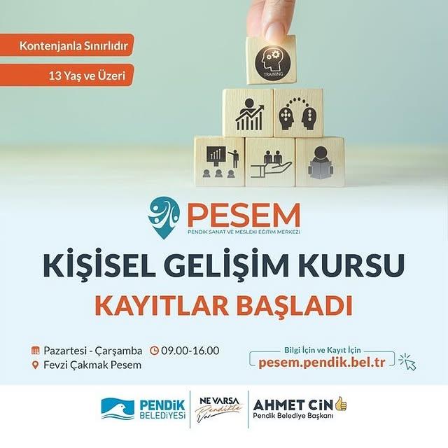 Pendik Sanat ve Mesleki Eğitim Merkezi'nde Kişisel Gelişim Kursları Başladı