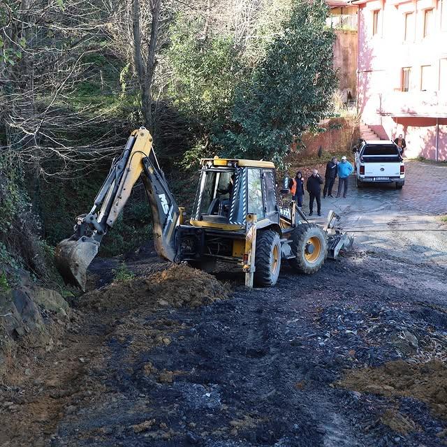 Zonguldak Belediyesi Altyapı Çalışmalarına Devam Ediyor