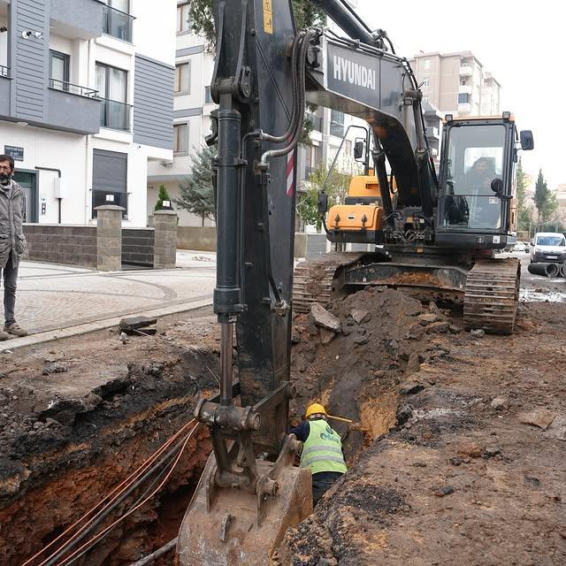 İstanbul'un Soğanlık Orta Mahallesi'nde Altyapı Çalışmaları