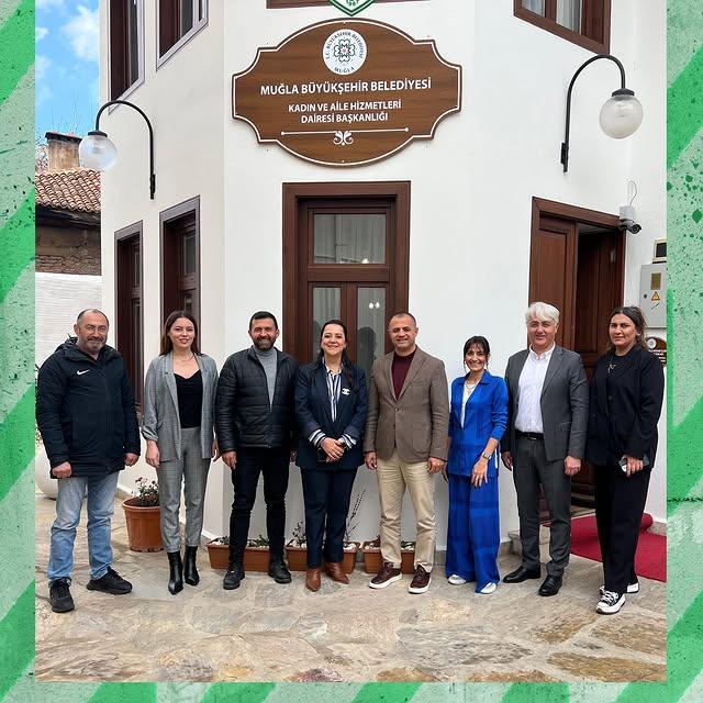 Muğlaspor Kulübü, Muğla Büyükşehir Belediyesi Kadın ve Aile Hizmetleri Dairesi Başkanı Dr. Özge Demirel'i Ziyaret Etti