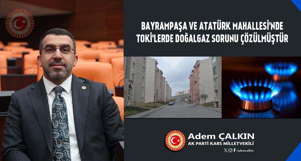 Bayrampaşa ve Atatürk TOKİ'lerinde Doğalgaz Sorunu Çözüldü