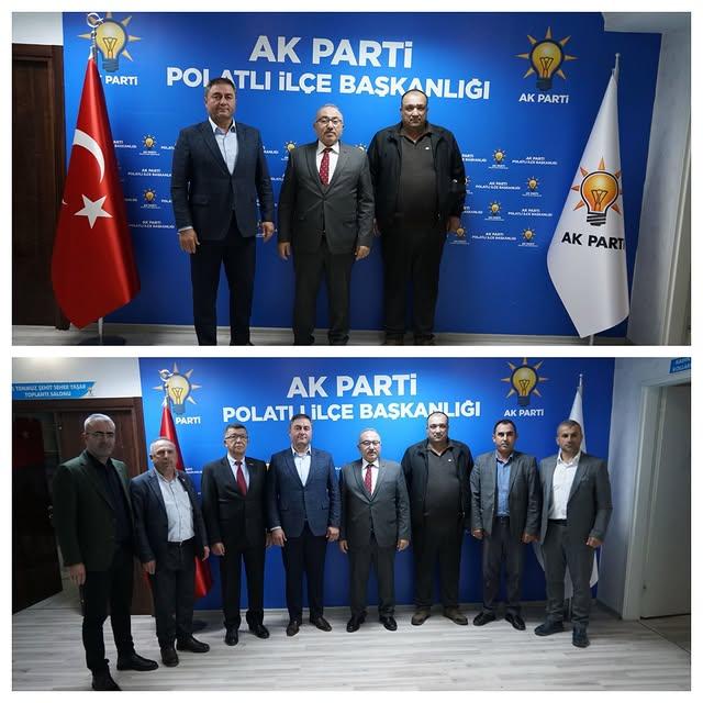 Polatlı Ak Parti İlçe Başkanlığı Sezai Çevik'in Nazik Ziyaretinden Memnun