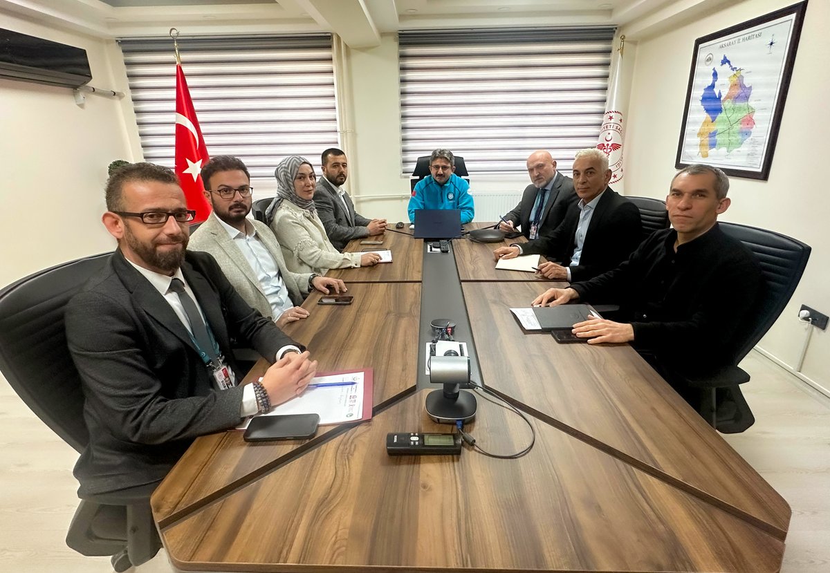 Aksaray İl Sağlık Müdürlüğü, Haftalık Genel Değerlendirme Toplantısını Gerçekleştirdi