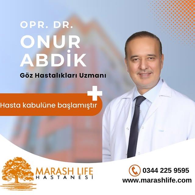 Marash Life Hospital'da Göz Hastalıkları Uzmanı Hizmetinizde