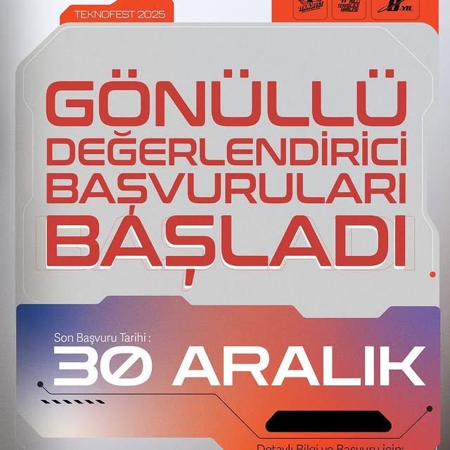 TEKNOFEST Gönüllü Başvuruları Başladı!