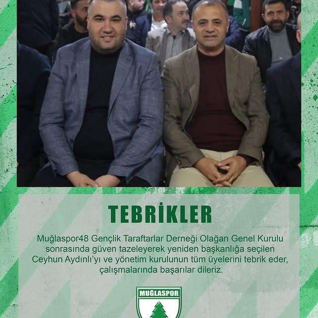 Muğlaspor 48 Gençlik Taraftarlar Derneği'nin Olağan Genel Kurulu Gerçekleştirildi