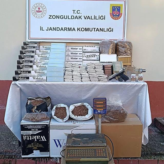 Zonguldak İl Jandarma Komutanlığı Çaycuma ve Kdz. Ereğli İlçelerinde Operasyon Gerçekleştirdi