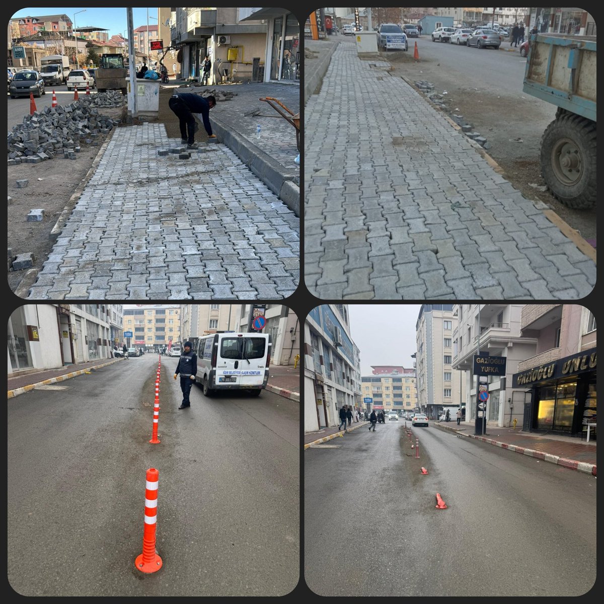 Iğdır Belediyesi Şehir Estetiği ve Trafik Güvenliği İçin Çalışmalarını Sürdürüyor