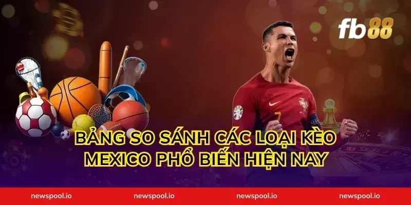 Bảng So Sánh Các Loại Kèo Mexico Phổ Biến Hiện Nay